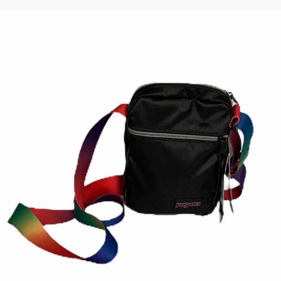 Jansport Bags Jansport Weekender Fx Rainbow Crossbody Bag Poshmark